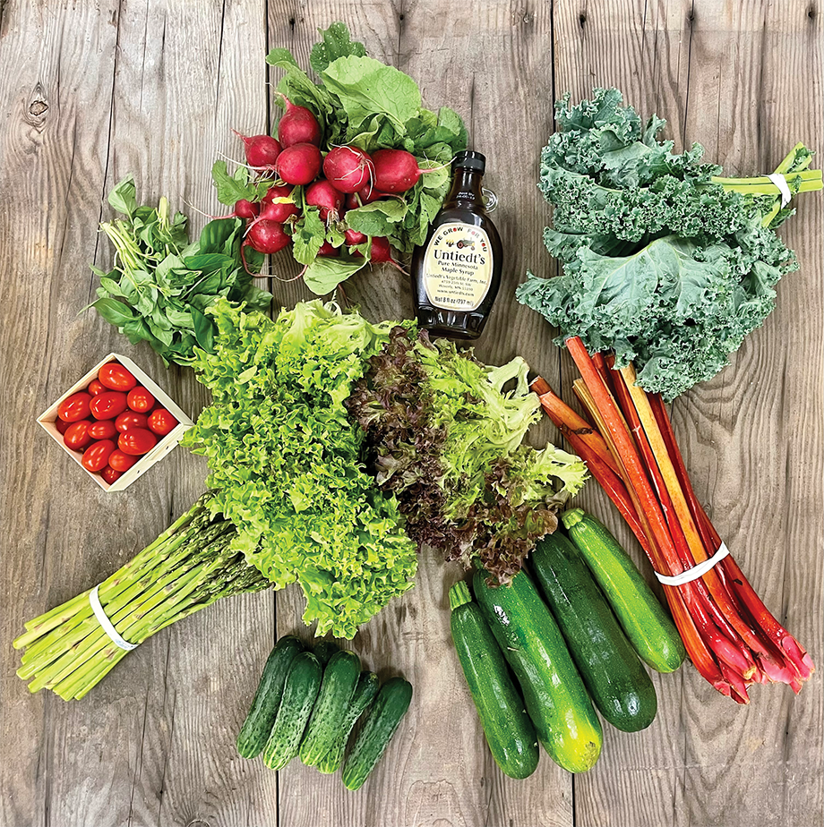 Vegetables from Untiedt’s Vegetable Farm.