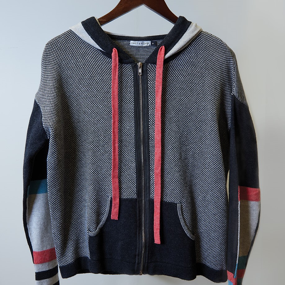 Zaket & Plover Zip-Up Hoodie