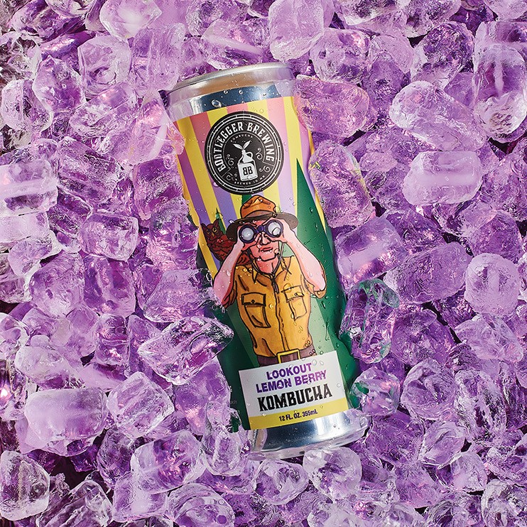 Lookout Lemon Berry Bootleggers Kombucha