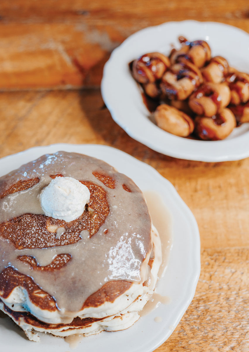 Pancakes and mini donuts from Hope Breakfast Bar