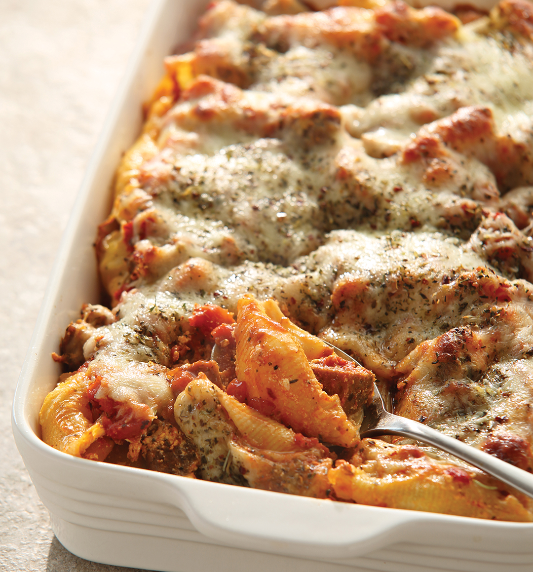 Baked Unstuffed Shells