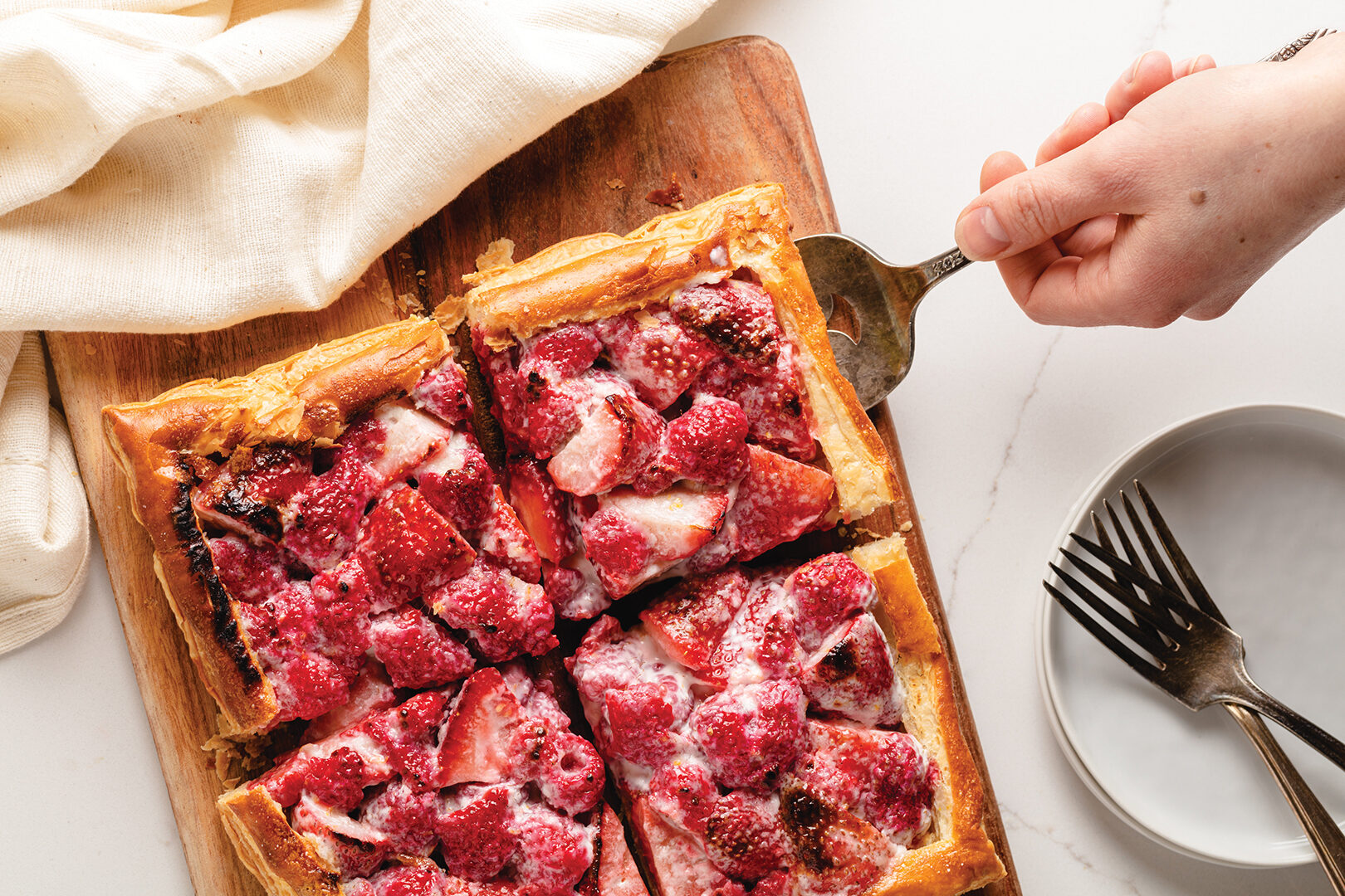 Berry Brûlée Galette