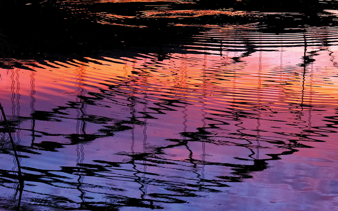 Ripples at Sunset