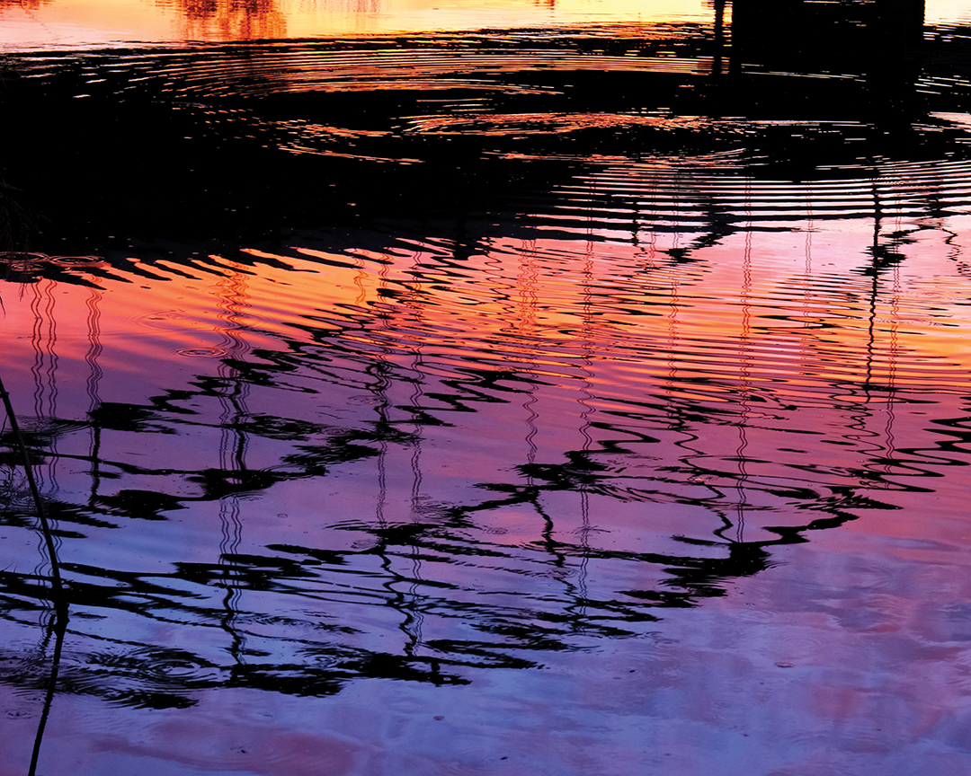 Ripples at Sunset