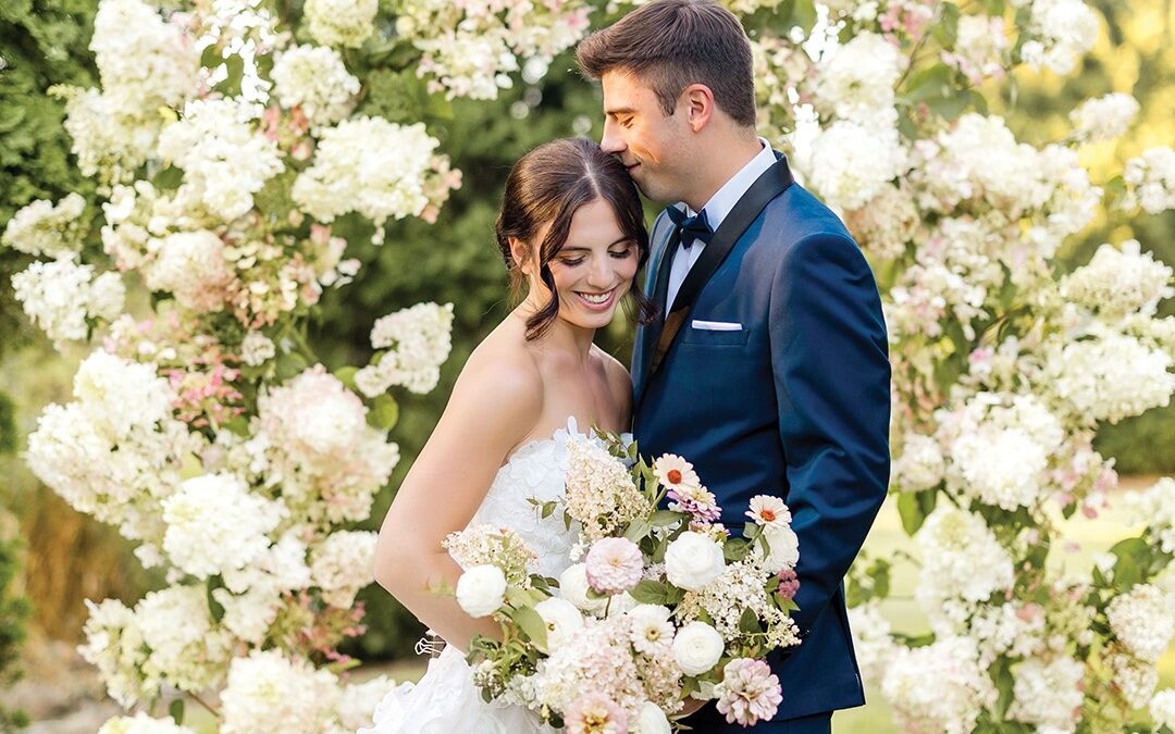 Wedding Photographer Creates a Garden Party Celebration