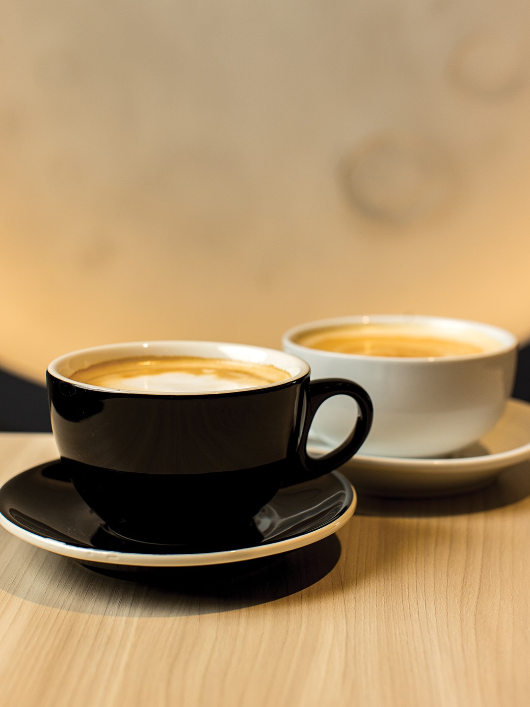 Lattes at Constellation Coffee