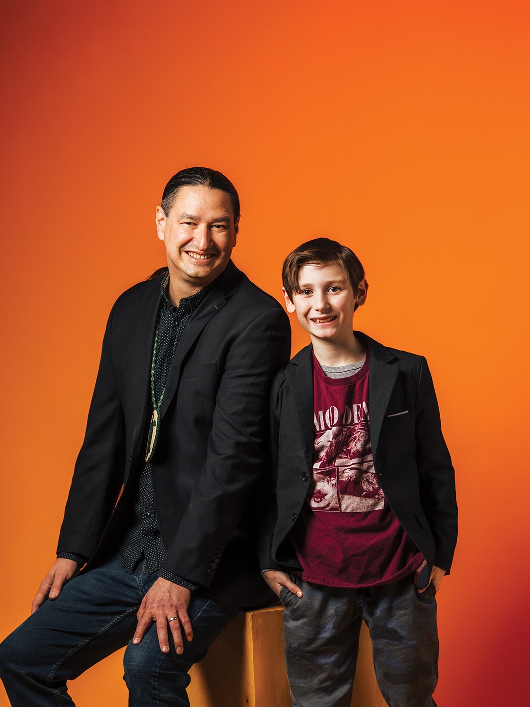 James Vukelich Kaagegaabaw’s son, Jack, was his inspiration for writing Wisdom Weavers.