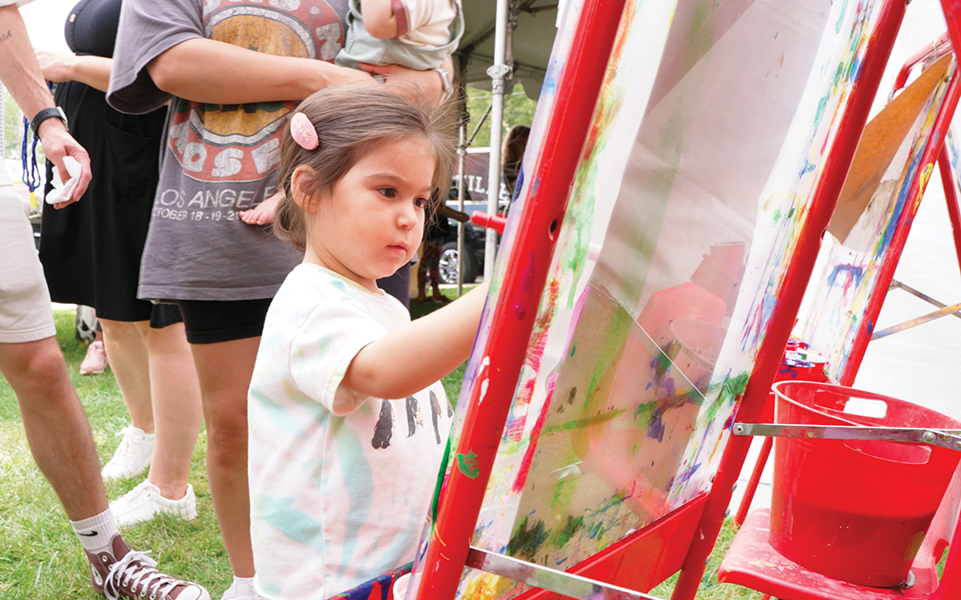The Lakeville Art Festival offers opportunities to make and appreciate art and also purchase work from local artists.