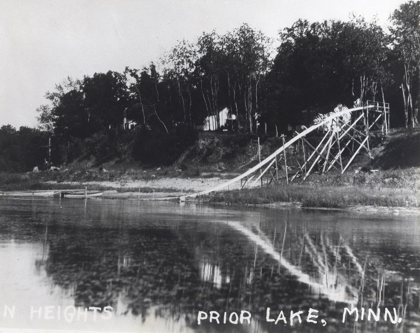 Long before it was Charlie’s on Prior, there was a giant wooden water slide in Prior Lake near where the restaurant stands now.