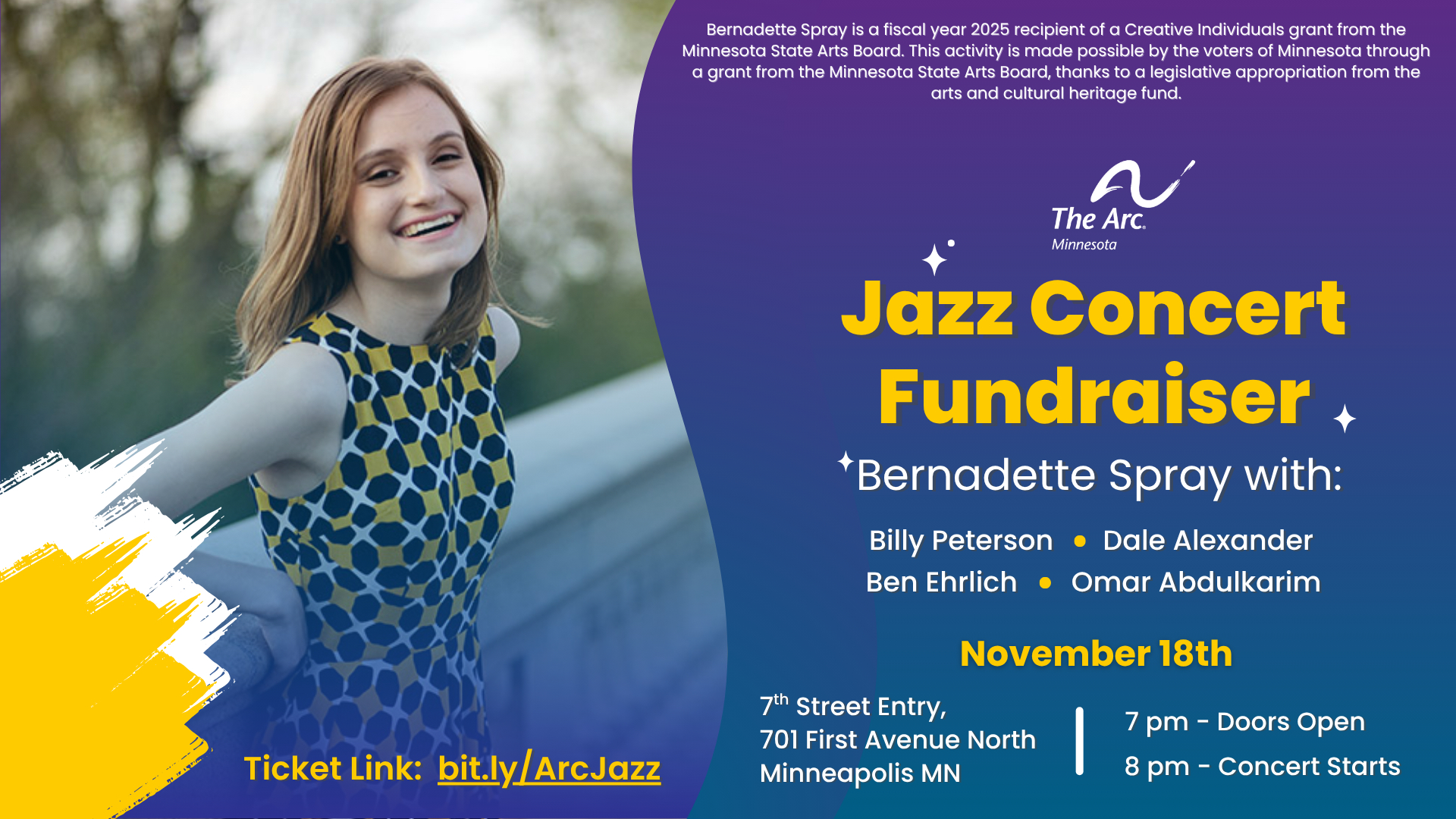 Bernadette Spray Jazz Concert