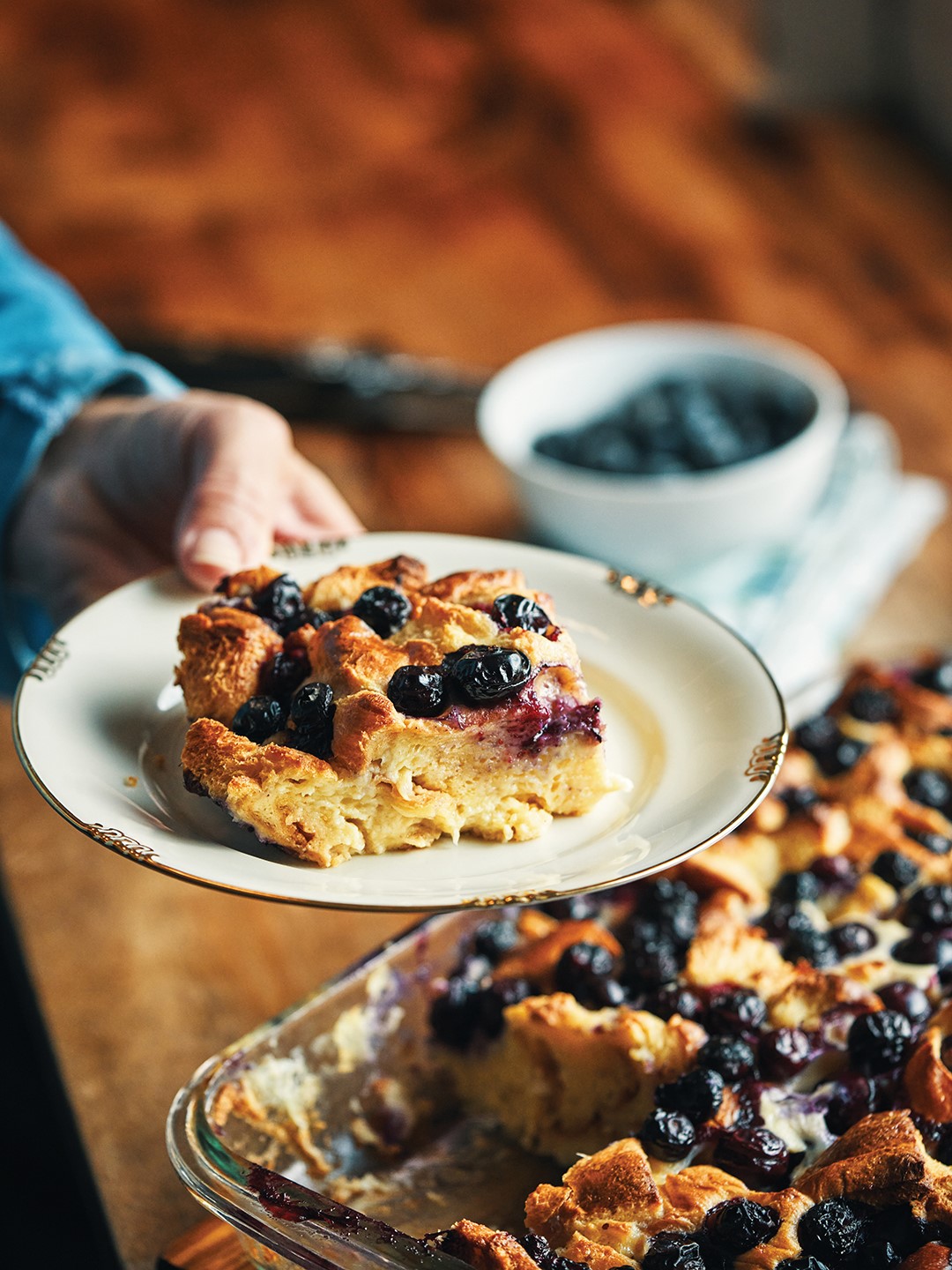 Blueberry French Toast Bake 
