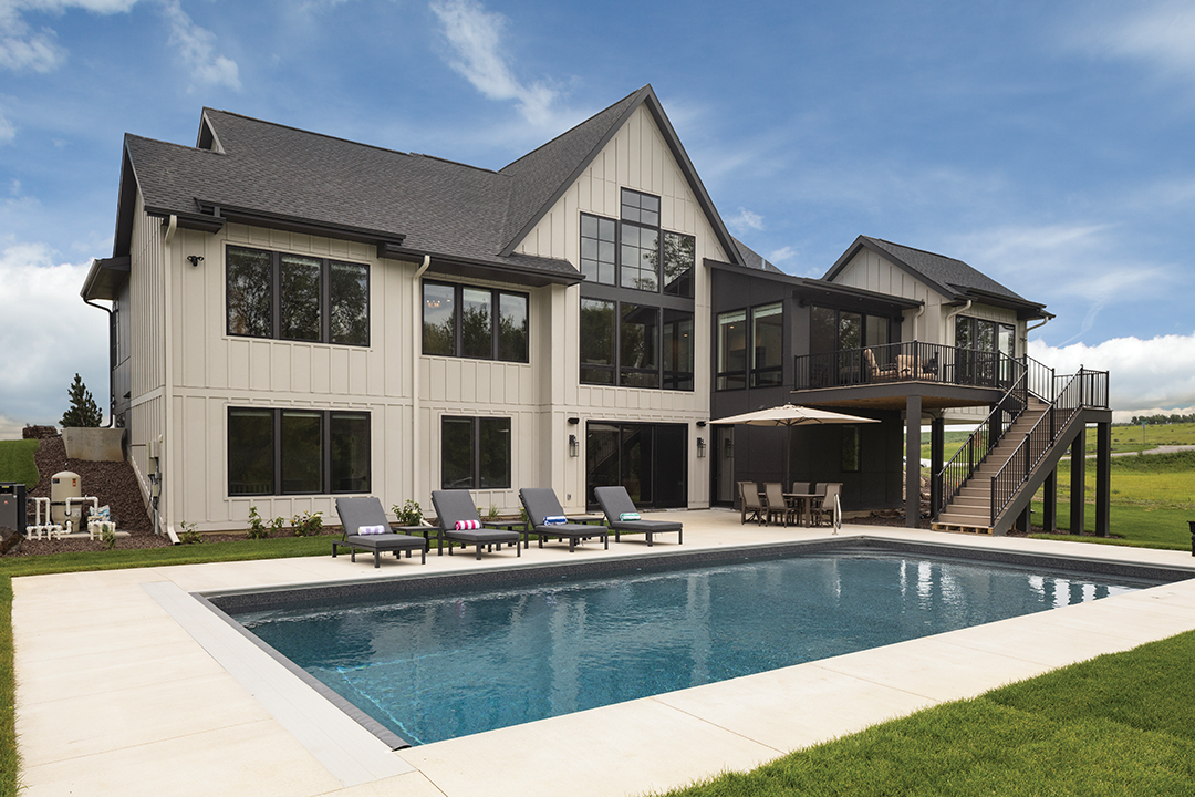 Backyard pool design