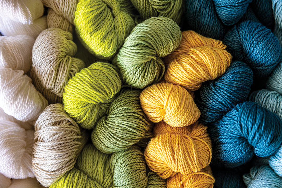 Colorful yarn