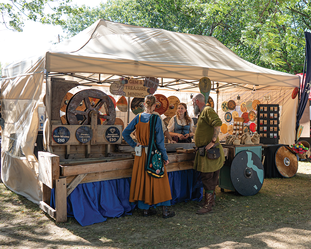 People at Viking Fest Minnesota