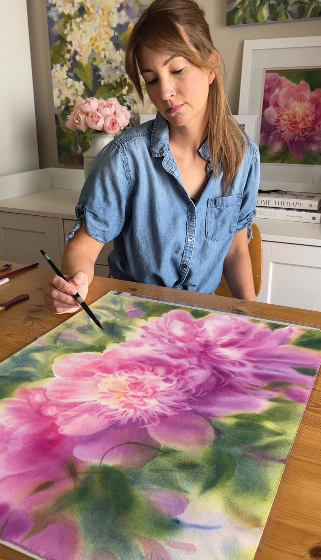 Katrina Pete's work is inspired by her garden, as well as growing up in her parents' and grandma's gardens.