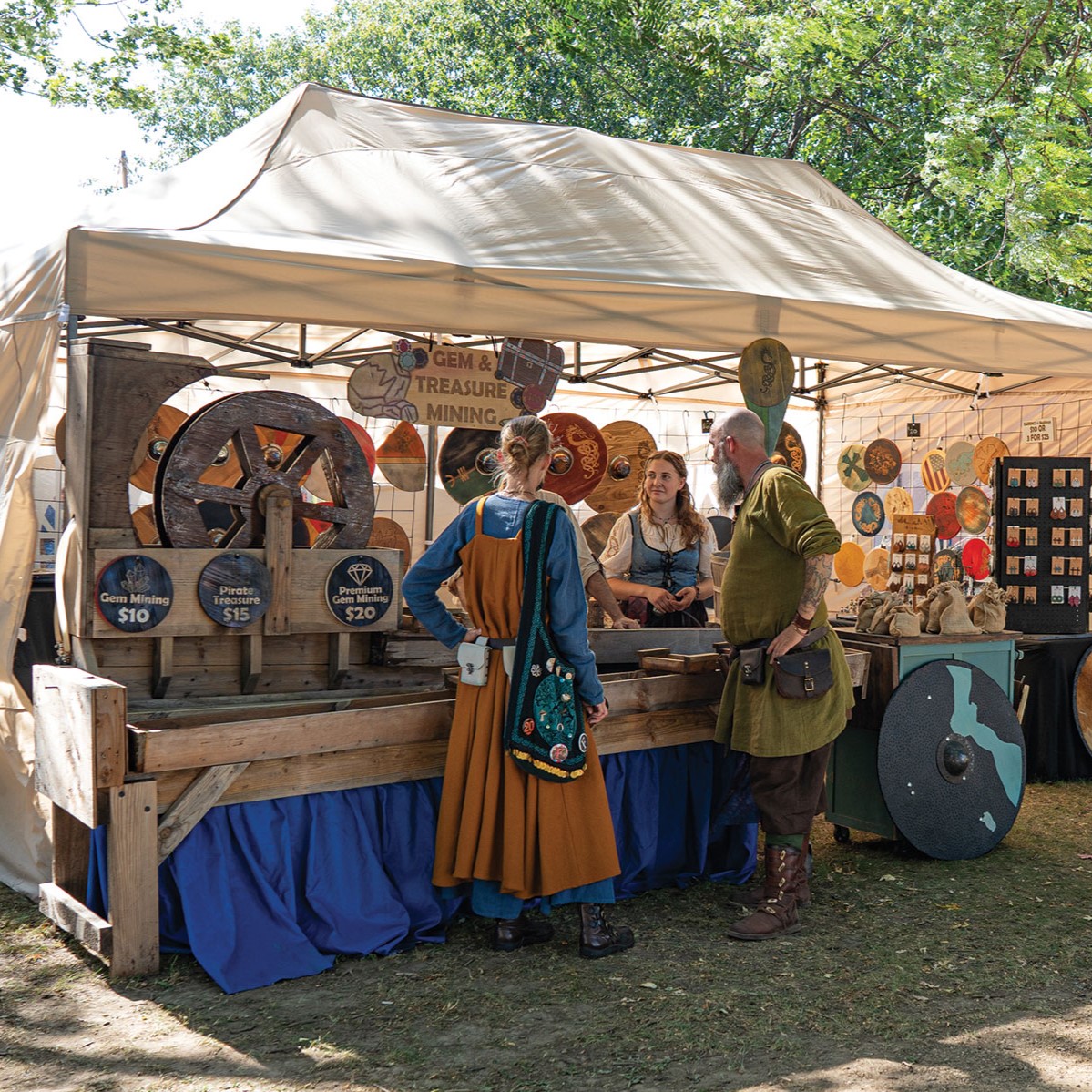 People at Viking Fest Minnesota